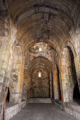 Obraz premium Susuz Caravanserai, built by Giyaseddin Keykubad Bin Keyhusrev, located on the Antalya Burdur road. Susuz kervansarayi