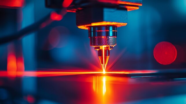 Laser amplification in engraving, visualizing the precision and depth achieved in engraving with amplified laser beams