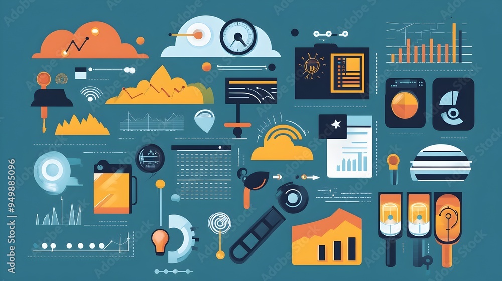 Poster detailed infographic highlighting the diverse range of instruments and technologies utilized in mode