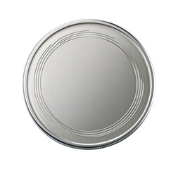 Silver Metal Coin Isolated on Transparent Background
