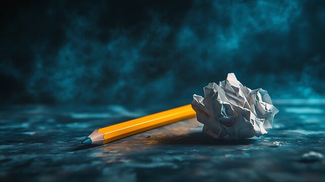 Struggling with Creativity: Depiction of Frustration in the Dark