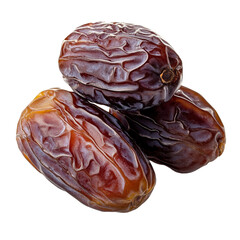 High-Resolution Medjool Dates Isolated on Transparent Background for Natural Food and Healthy Snack Designs