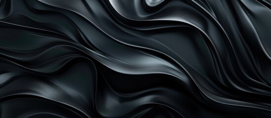 Obraz premium Abstract Black Waves
