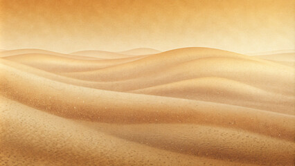 Obraz premium Sun-kissed dunes stretch towards a vibrant sky, casting long shadows across the golden sands