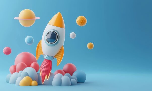 Remote work productivity tools, sleek design with smart integrations, 3D illustration