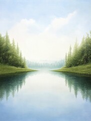 Obraz premium Pristine landscapes reveal the splendor of nature, urging us to recognize the vital need to protect our planet's resources for future generations.