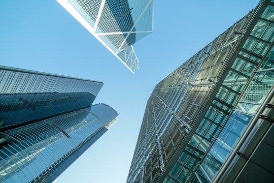 modern office buildings