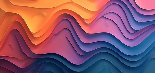 Fototapeta premium Abstract Colorful Waves