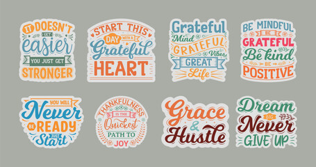  Inspirational and Motivational Sticker Bundle