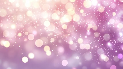 Obraz premium Abstract Pink and White Bokeh Background with Glitter and Sparkle.
