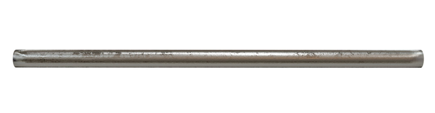 Reflective, metallic pipe, ideal for creating a clean and contemporary look in your projects. The chrome finish adds a touch of luxury and sophistication