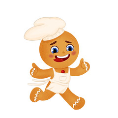 Gingerbread man cookie. 