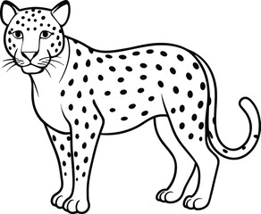 leopard vector art 