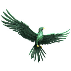 Obraz premium peacock feather isolated on white