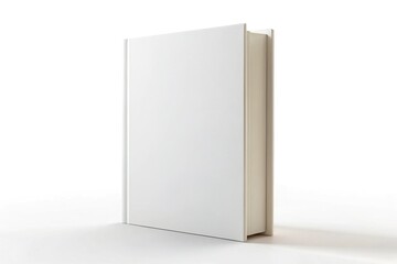 A blank, realistic, and customizable paperback book cover template with a matte finish and subtle texture, set against a white background for easy editing.