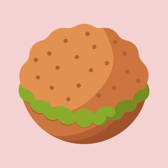 Falafel Illustration Vector - Perfect for Culinary and Recipe Projects