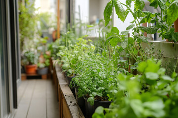 Urban Home with Smart Small-Scale Permaculture Techniques for Fresh Produce