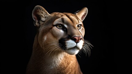 Majestic Cougar Portrait