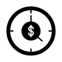 Time is Money Solid Black