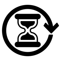 Time Management Solid Black