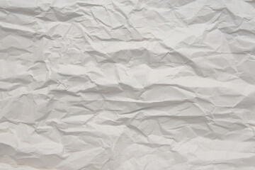 Wrinkled or crumpled brown packing paper transparent background. Creased wrapping paper texture. Material recycling concept
