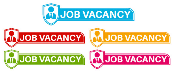 set job vacancy icon sign. job offer symbol design vector illustration