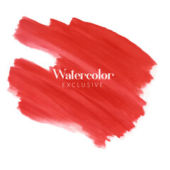 Vector red paint, ink brush stroke, brush, line or texture. Dirt