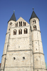 Towers of the church at Monastery our lovely ladys - Unser lieben Frauen in Magdeburg