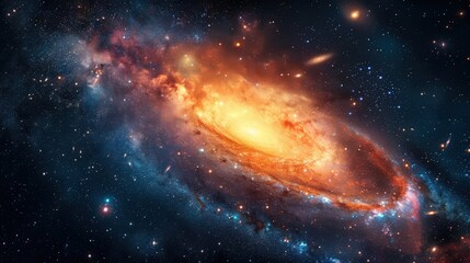 Cosmic Spiral Galaxy