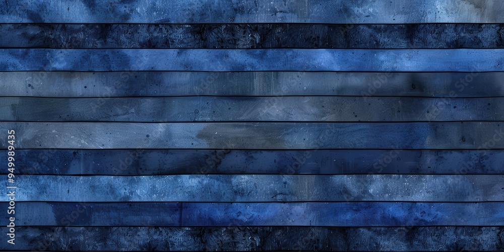 Wall mural Abstract Blue Wooden Texture