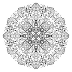 Amazing unique mandala art pattern design