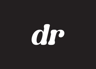 DR letter logo and initial logo design