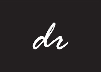 DR letter logo and initial logo design