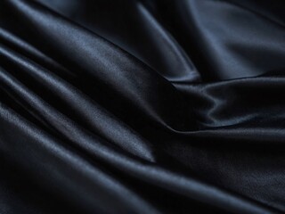 Black Silk Cloth Background Elegant black silk cloth background.