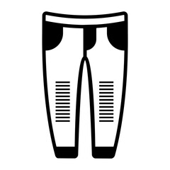 Sew Pajama Pants From a Pattern concept, Making a sleepwear bottom vector icon design, Bespoke tailoring symbol, Made-to-measure clothing sign,Sew and Tailor materials stock illustration