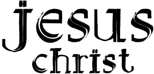 Christian God Jesus Typography Vector Photo