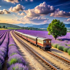 Obraz premium Field landscape during day time