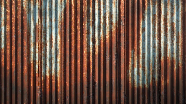 Old rusted galvanized iron and zinc plate grunge texture with vintage style corrosion pattern metal background 