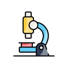 Microscope vector icon