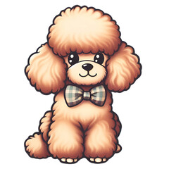 cartoon vintage poodle transparent png