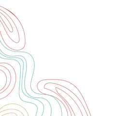 Abstract Decorative Line Corner