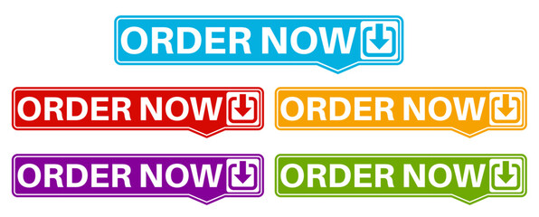 set order now icon. buy now sign shopping symbol design vector illustration