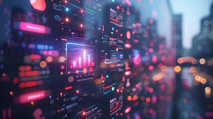 Colorful Sentiment Analysis Dashboard Visualizing Social Media Data Insights