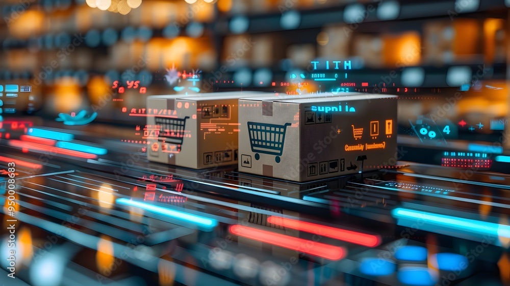 Poster digital analytics dashboard highlighting sentiment trends in e commerce customer feedback