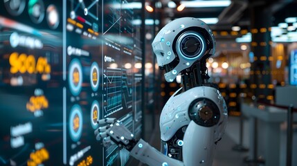 Futuristic Sentiment Analysis Dashboard Highlighting Key E Commerce Feedback Trends