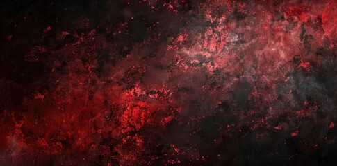 Abstract Red and Black Grunge Texture