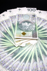 Polska waluta, banknoty sto złotych