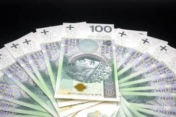 Polska waluta, banknoty sto złotych