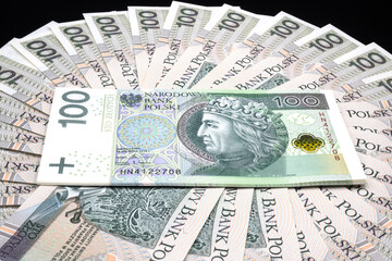 Polska waluta, banknoty sto złotych