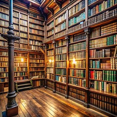 Books in the library